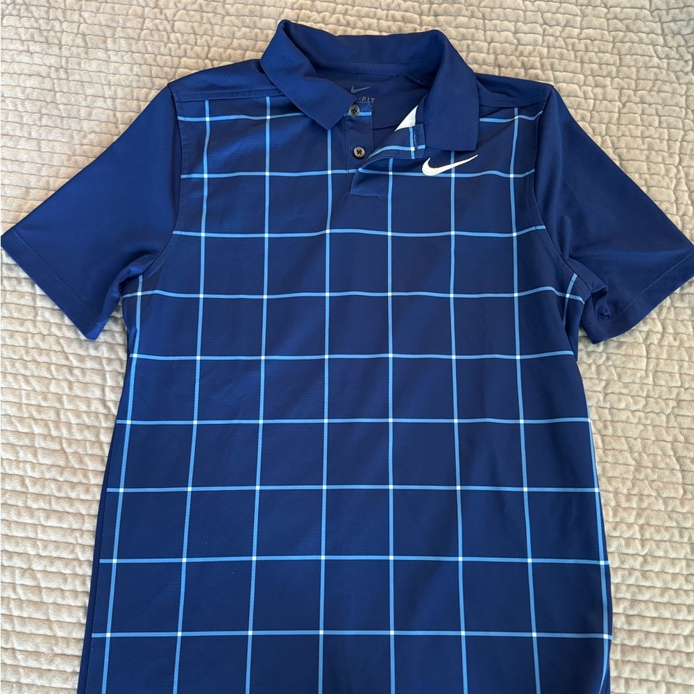 Boys Youth Nike Dri-FIT Classic-Fit Performance Golf Polo (Size Large)
